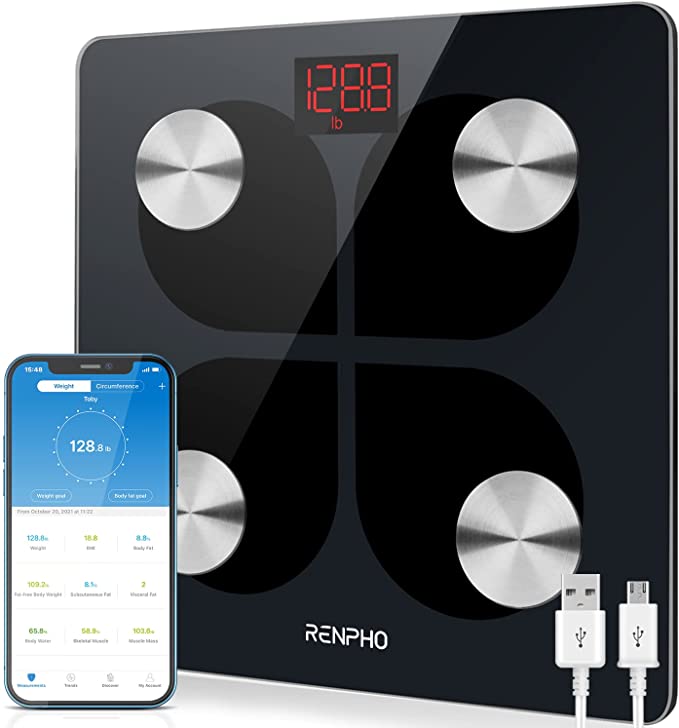 Renpho USB Rechargable Bluetooth Body scales